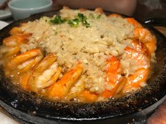 石板蒜蓉虾（大）-小菜园新徽菜(马鞍山金鹰店)