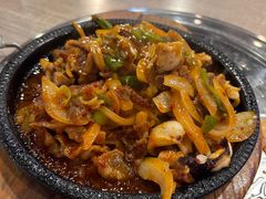 铁板章鱼-郑阿姨的家·이모네·韩料&烤肉(武川路店)