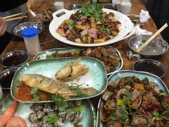 胖姐秘制蒜蓉烤扇贝-胖姐海鲜烧烤大排档(青石桥中街店)