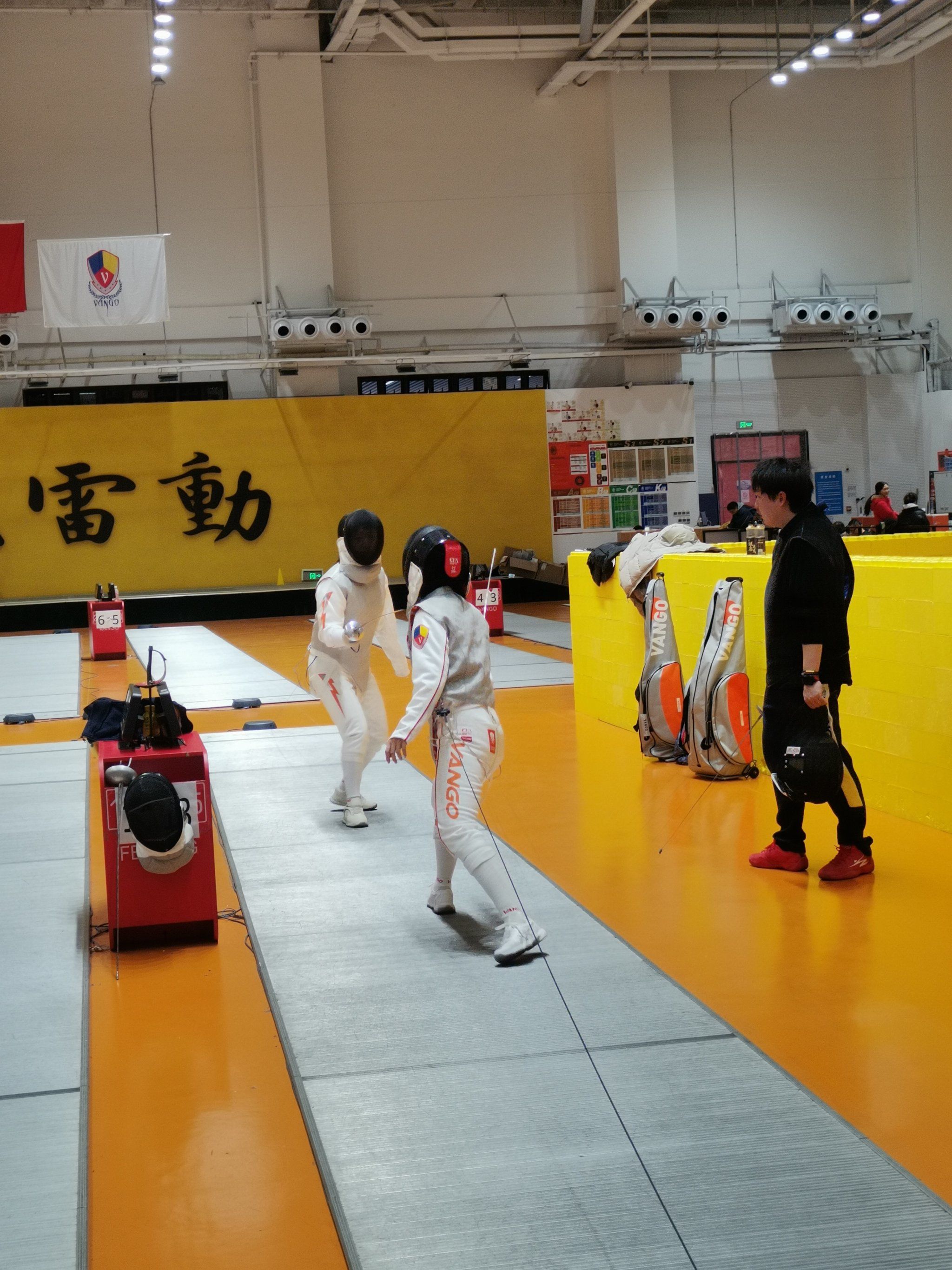 小小击剑手首次亮剑