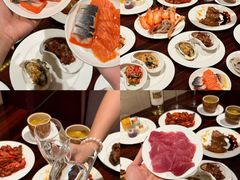 -广州万富希尔顿酒店·感趣自助餐厅·金秋蟹宴生蚝海鲜刺身