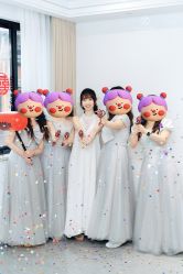 -桃子造型婚纱礼服(凤起广场店)