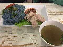 -蝶豆花蓝面条
