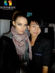 旭英形象空间—明星合作合影-旭英形象空间