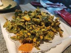 炸花椒芽儿-华盛园卷子王农家菜水库鱼