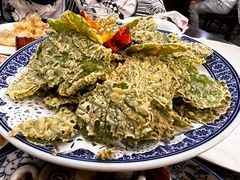 面拖桑树叶-天台徐家小吃