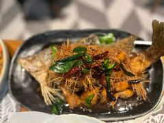 泰式炸鲈鱼-Kub Kao Kub Pla (Terminal21)