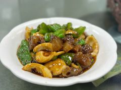 蛋白烧牛筋-西大酒店