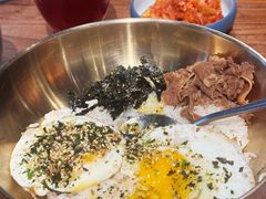 -明洞阿姨·韩式酱蟹烤肉·创意料理(三元桥店)