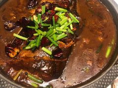 宝轩招牌鱼头泡饼-宝轩渔府·老字号海鲜·正宗津菜(水上店)