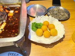 香芋地瓜丸-吉庆莲年有鱼炭烤鱼(苏宁广场店)