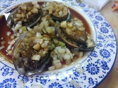 葱油鲍鱼-胖子饺子馆·海鲜家常菜(海军博物馆店)