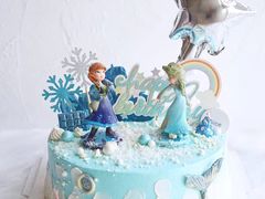 冰雪奇缘主题动物奶油蛋糕-艾加柒克蛋糕茶歇甜品台(春熙路店)