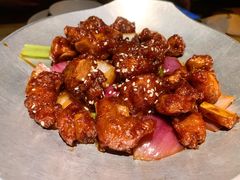 蒜香蜜汁排骨-绿茶餐厅(石家庄万象城店)