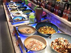 自助取餐区-悦橙烤肉海鲜自助(中央大街店)