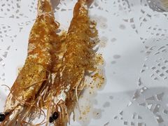 盐烤海捕大虾-小船渔村•大连菜•大连焖鱼(黄河路店)