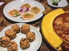 芝士煎蛋-猪啊牛呀羊啊铜盘烤肉(正大广场店)