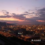 盐田港的夜与日出清晨 尽收眼底
