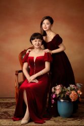 -时光纪亲子全家福照相馆(静安店母女写真父母纪念照)