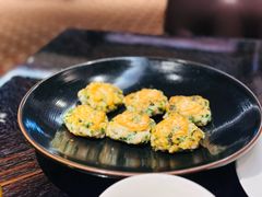 笋干黑虎虾虾饼-浙江安吉JW万豪酒店·万豪中餐厅