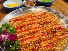 -明洞阿姨·韩式酱蟹烤肉·创意料理(三元桥店)