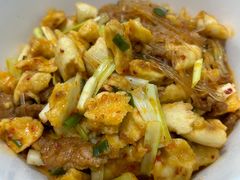 酸辣炒肉片煮馍-赵西安三鲜煮馍馆(大车家巷店)