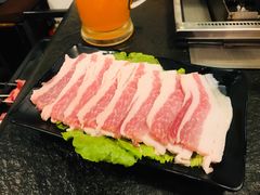 五花肉（网烤）-長壹旋转烤吧 农家鸡火锅