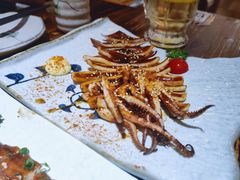 现烤整只大鱿鱼-小川洋风料理(街道口店)
