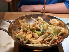 干锅花菜-绿茶餐厅(西单老佛爷店)