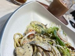 黑松露蘑菇奶油意大利面-柠檬树茶餐厅(海雅缤纷城店)