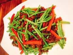 黎蒿炒黄牛肉-真味汤馆(汽博店)