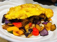 茄子肉丁鸡蛋面-乐三里屯面馆(阿那亚店)