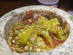 皮蛋辣椒擂茄子-洞庭土菜小炒馆(易发广场店)