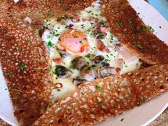 鸡蛋蘑菇熏肉荞麦可丽饼-RAC BAR(安福路店)