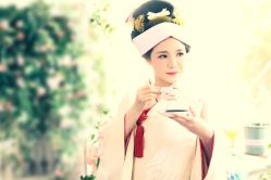 -后宫·古装汉服京剧儿童亲子全家福摄影