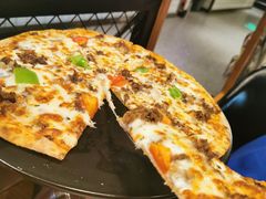 韩式烤牛肉披萨-机器人火炉披萨(爱琴海店)