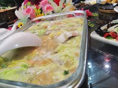 白灼广东菜心-粥鼎记(恒安新东城逸景店)