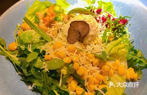 Truffle Poached Egg Salad