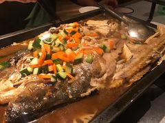 -探鱼·鲜青椒爽麻烤鱼(天河优托邦店)