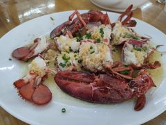 蒜蓉开边蒸龙虾-明记海鲜大排档(巽寮湾店)
