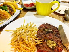 安格斯草饲无激素牡蛎牛排-HELLO 27 意面·沙拉·帕尼尼