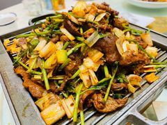 京葱炒羊肉-陆壹捌餐厅(五大道店)