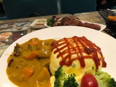 咖喱牛腩蛋包饭-香港新曜记茶餐厅(万泰城店)