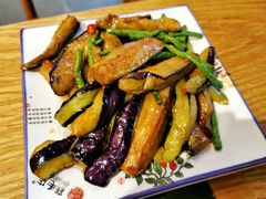 茄子豇豆-鸡毛店·川菜(双楠店)