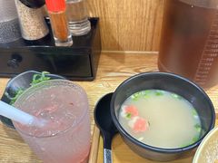 樱花气泡饮-柒鉦·日式豚骨拉麵(常德路店)