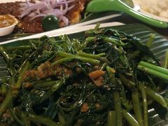三岜酱炒空心菜（马来风光）-东海岸人工湖美食村
