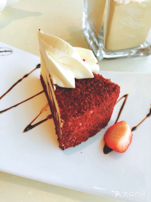哈根达斯(清河万象汇店)红丝绒芝士蛋糕图片