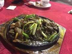 铁板牛肉-台山美食一绝阿四台山黄鳝饭(阿四创作店)