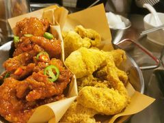 炸鸡翅一半一半-富乐满韩国正宗炸鸡韩国料理(虹泉路店)