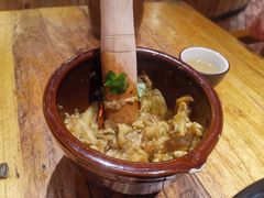 尖椒擂茄子-老滇山寨•云南特色菜•地方菜•民族风情歌舞表演(金碧店)